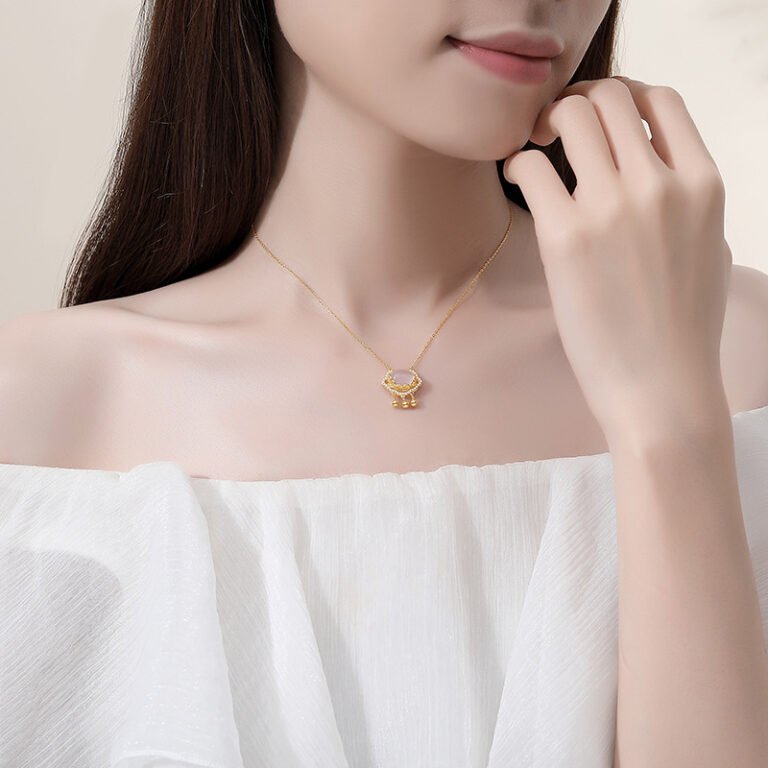 Blazing Serenity Talisman necklace for safety and peace