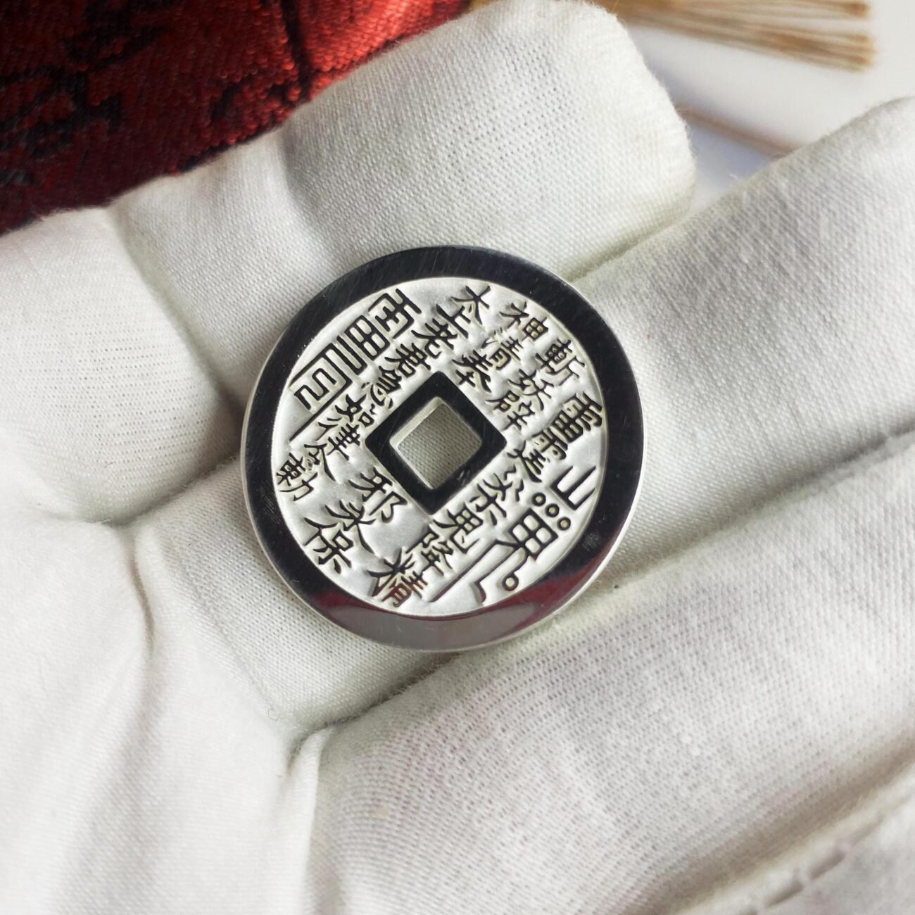 silver scarab talisman (75)