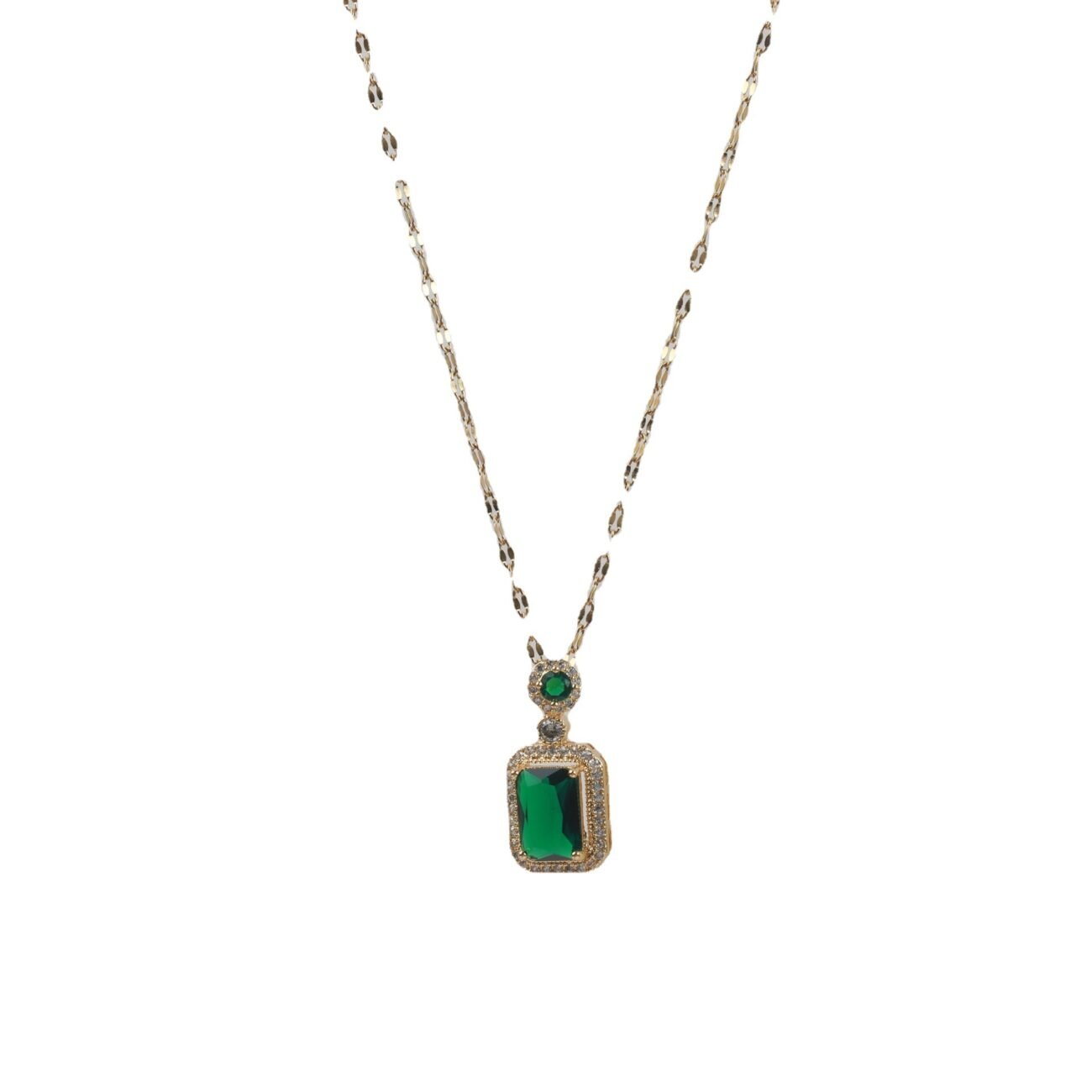 Emerald Essence Harmony Pendant, Balances life with the vitality of wood. - Image 12
