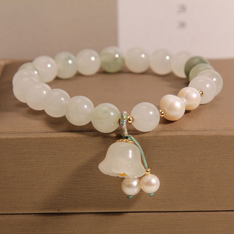 Celestial Chinese Hetian jade pendant with natural essence and balance.