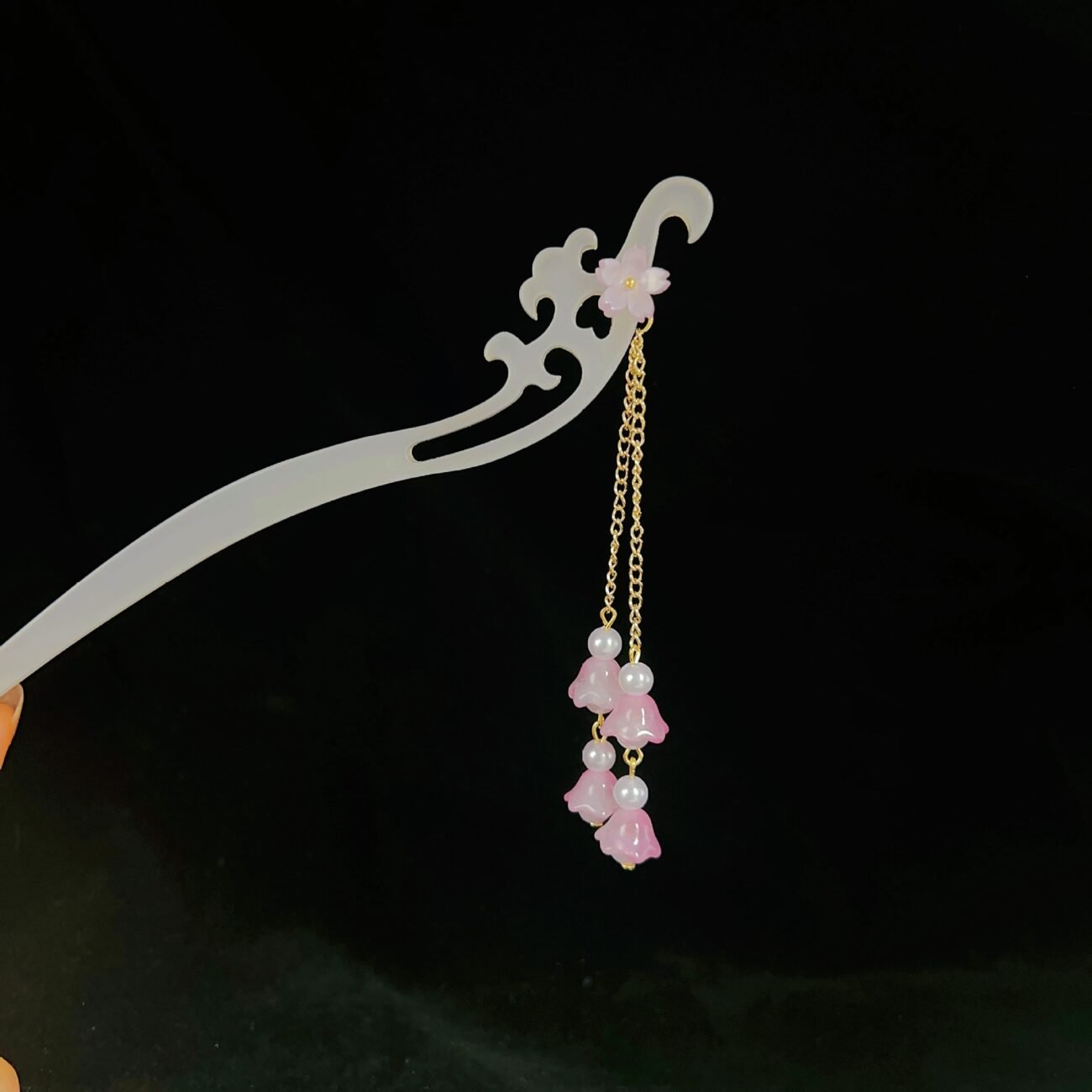 Ethereal Resonance Lily Pin, Harmonizing energy with celestial grace. - Image 34