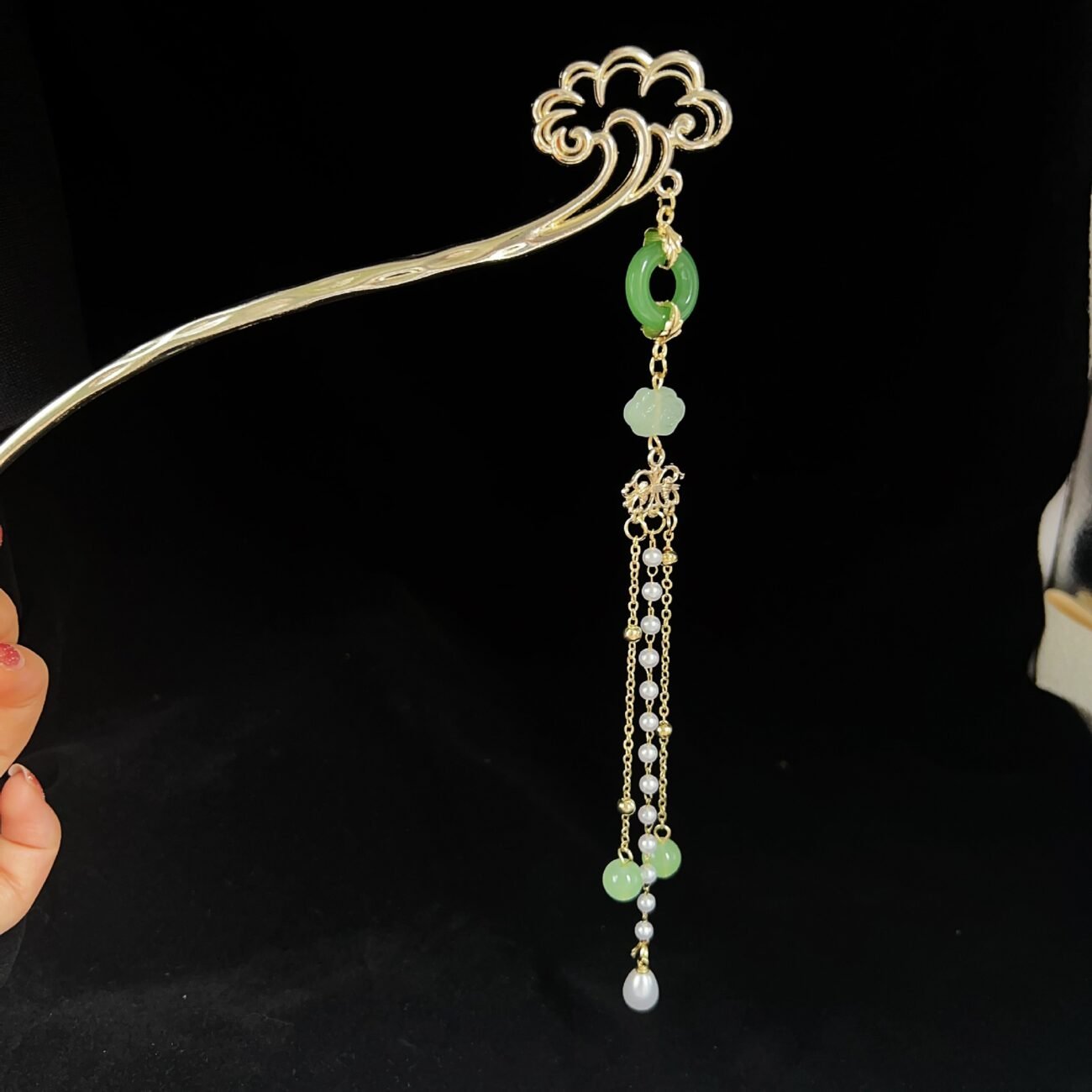 Ethereal Lumen Hairpin, Channel celestial harmony and inner equilibrium. - Image 144