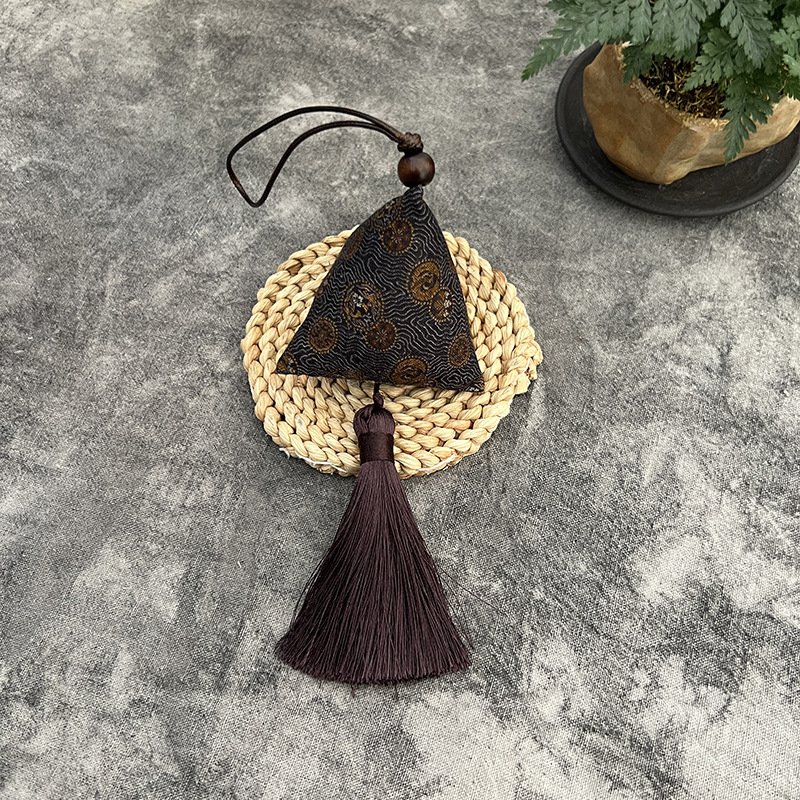 Blue Eternal Flow Chinese sachet charm with intricate artisan details, symbolizing timeless harmony.