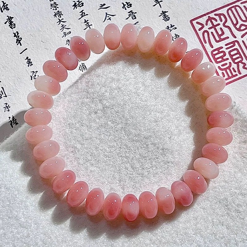 Blue Harmonic Cloud Bodhi Twin Loop bangle bracelet with charm for energy balance.
